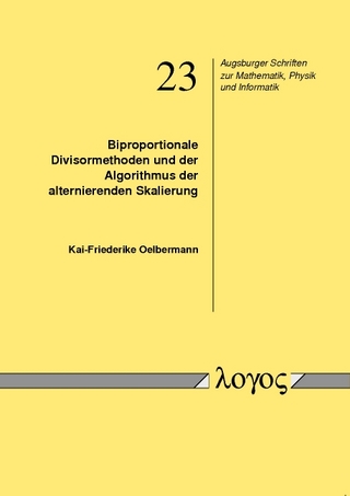 Biproportionale Divisormethoden und der Algorithmus der alternierenden Skalierung