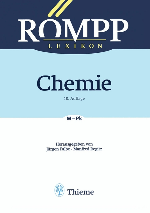 R&Ouml;MPP Lexikon Chemie, 10. Auflage, 1996-1999