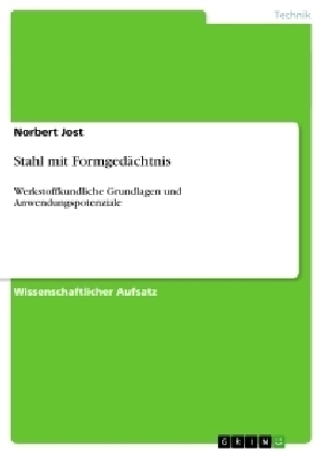 Stahl mit Formged&auml;chtnis - Norbert Jost