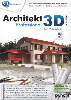 Architekt 3D X7 Professional für Mac, CD-ROM