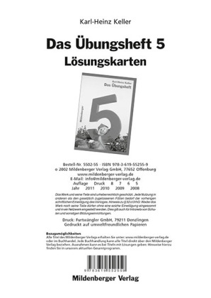 Das &Uuml;bungsheft 5 - Karl H Keller, Peter Pfaff