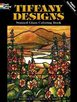 Tiffany Designs Stained Glass Coloring Book