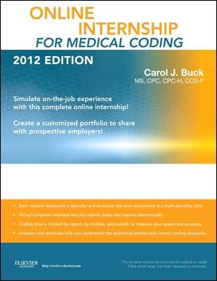Online Internship for Medical Coding 2012 Edition - Carol J Buck