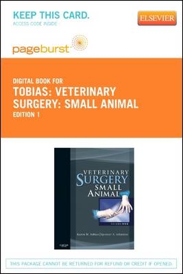 Veterinary Surgery: Small Animal - Elsevier eBook on Vitalsource (Retail Access Card)