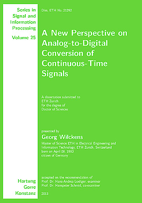 A New Perspective on Analog-to-Digital Conversion of Continuous-Time Signals - Georg Wilckens