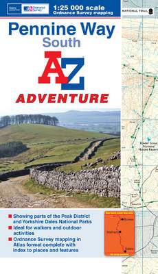 Penine Way (South) Adventure Atlas -  Geographers' A-Z Map Company