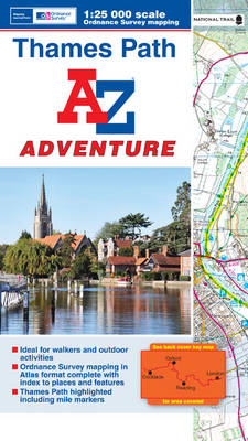 Thames Path Adventure Atlas -  Geographers' A-Z Map Company