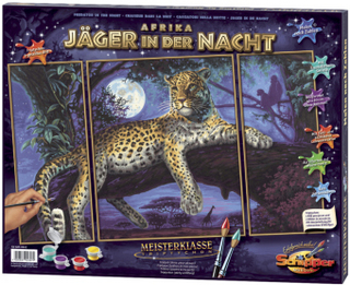 Afrika - Jäger in der Nacht