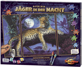 Afrika - Jäger in der Nacht