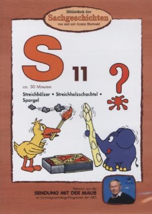 Bibliothek der Sachgeschichten - S11, Streichh&ouml;lzer, Streichholzschachtel, Spargel, 1 DVD - 