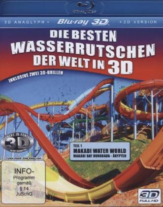 Die besten Wasserrutschen der Welt in 3D, 1 Blu-ray. Tl.1