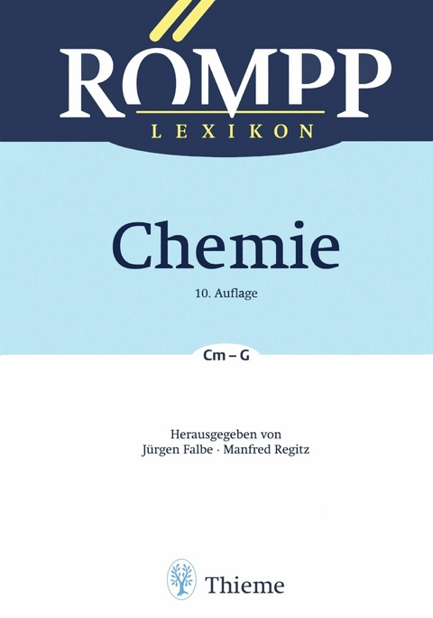 R&Ouml;MPP Lexikon Chemie, 10. Auflage, 1996-1999 - 