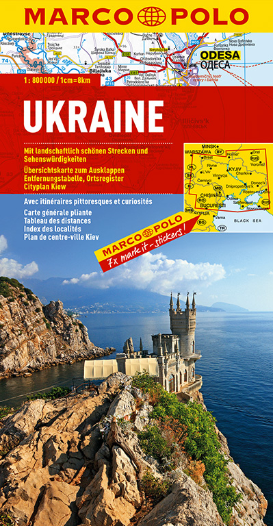 MARCO POLO L&auml;nderkarte Ukraine1:800 000