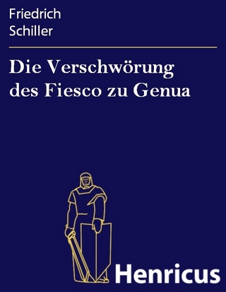 Die Verschwörung des Fiesco zu Genua