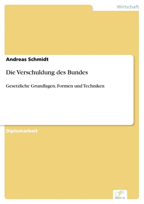 Die Verschuldung des Bundes -  Andreas Schmidt