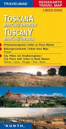 KUNTH Reisekarte Toskana 1:300 000