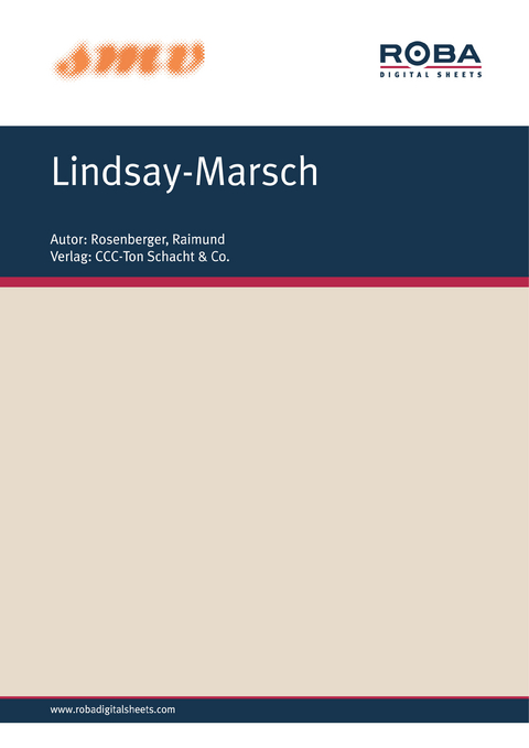 Lindsay-Marsch - Raimund Rosenberger