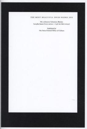 Die schönsten Schweizer Bücher 2012