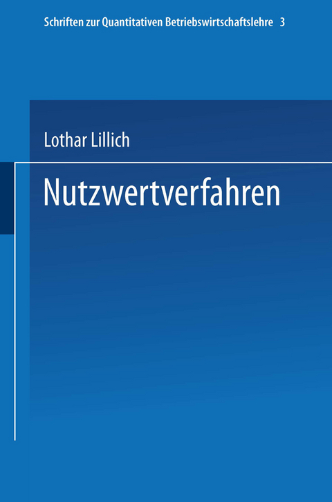 Nutzwertverfahren - Lothar Lillich