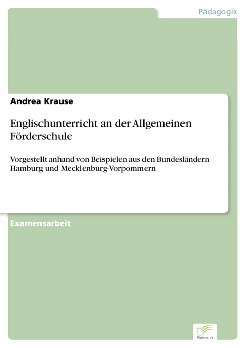 Englischunterricht an der Allgemeinen F&ouml;rderschule -  Andrea Krause