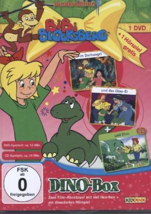 Bibi Blocksberg - Dino-Box, 1 DVD + 1 Audio-CD