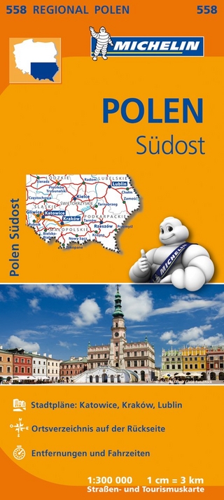 Michelin Karte Polen Südost. Pologne Sud-Est