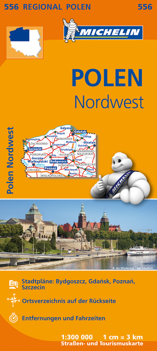 Michelin Karte Polen Nordwest. Pologne Nord-Ouest
