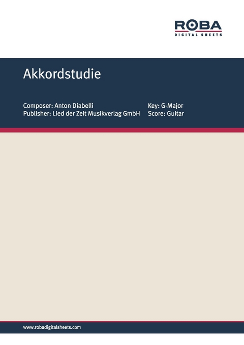 Akkordstudie - Anton Diabelli