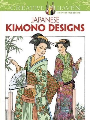 Creative Haven Japanese Kimono Designs Coloring Book - Ming-Ju Sun