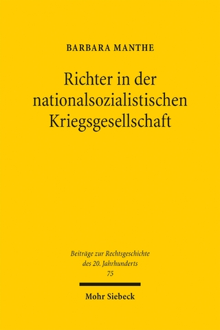 Richter in der nationalsozialistischen Kriegsgesellschaft