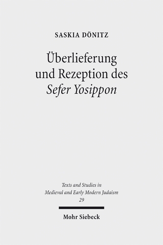 Überlieferung und Rezeption des Sefer Yosippon