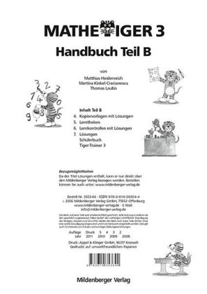 Mathetiger 3 - 3. Schuljahr - Thomas Laubis, Matthias Heidenreich