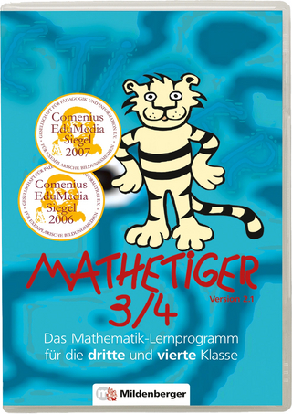 Mathetiger 3/4. Lernprogramm für die 3. und 4. Klasse / Mathetiger 3/4 – Homeversion, Einzellizenz, CD-ROM