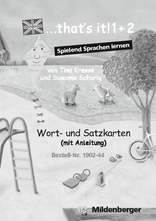 Wort- und Satzkarten zu „... that's it! 1 + 2“