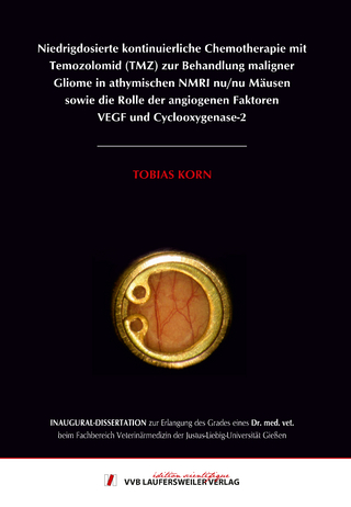 Niedrigdosierte kontinuierliche Chemotherapie mit Temozolomid (TMZ) zur Behandlung maligner Gliome in athymischen NMRI nu/nu Mäusen sowie die Rolle der angiogenen Faktoren VEGF und Cyclooxygenase-2