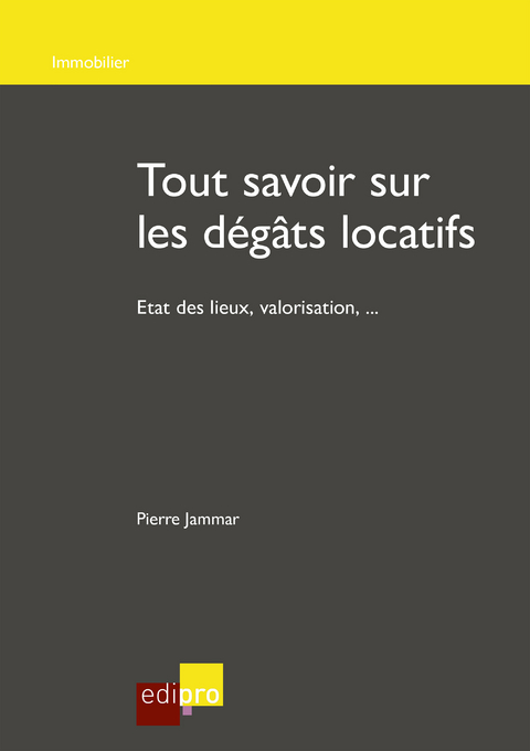 Tout savoir sur les d&eacute;g&acirc;ts locatifs - Pierre Jammar