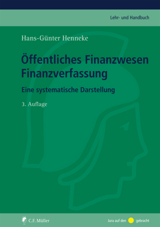 Öffentliches Finanzwesen - Finanzverfassung