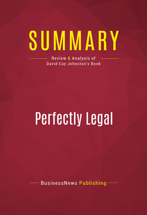 Summary: Perfectly Legal -  BusinessNews Publishing