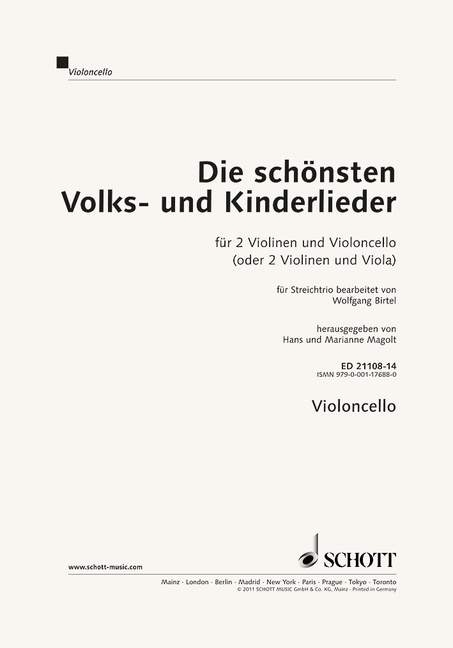 Die sch&ouml;nsten Volks- und Kinderlieder - 