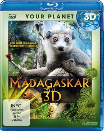 Madagaskar 3D, 1 Blu-ray