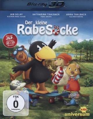 Der kleine Rabe Socke 3D, 1 Blu-ray