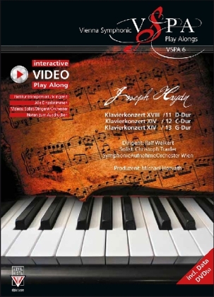 Konzert für Klavier und Orchester D-Dur Hob XVIII:11 / C-Dur Hob XIV:12 - Hob XIV:13, 1 DVD-ROM