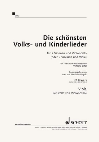 Die schönsten Volks- und Kinderlieder