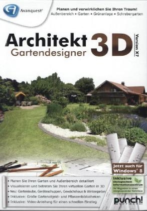 Architekt 3D X7 Gartendesigner, CD-ROM