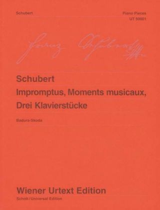 Impromptus, Moments musicaux, 3 Klavierst&uuml;cke - Franz Schubert