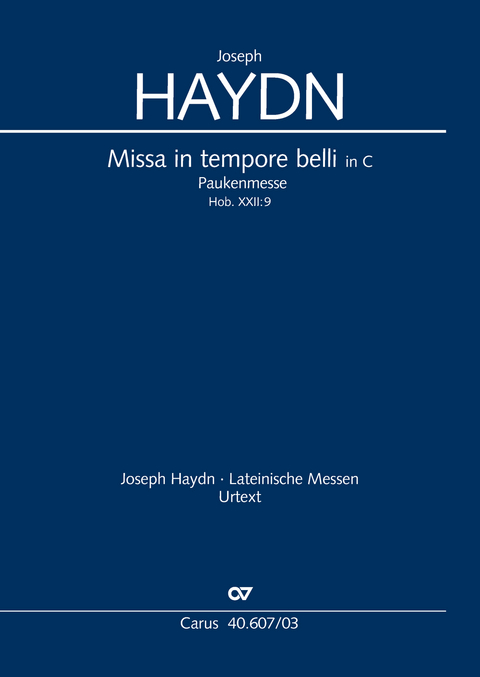 Missa in tempore belli (Klavierauszug) - Joseph Haydn