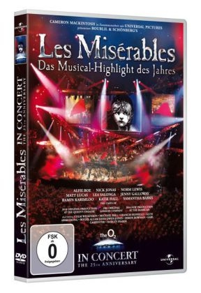 Les Miserables in Concert - 25th Anniversary, 1 DVD - 