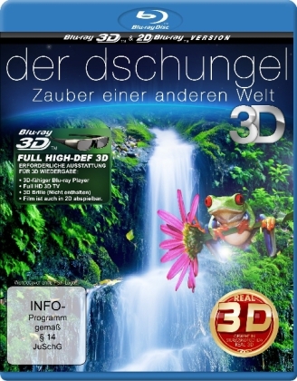Der Dschungel 3D - Zauber einer anderen Welt, 1 Blu-ray