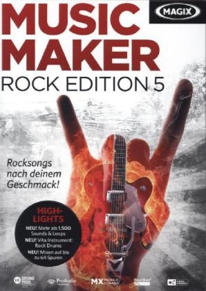 Magix Music Maker Rock Edition 5, CD-ROM