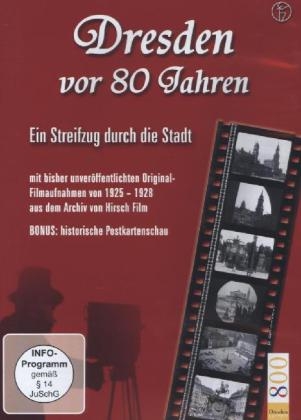 Dresden vor 80 Jahren, 1 DVD